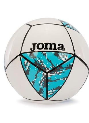 Мяч футбольный joma challenge ii бело-бирюзовый уни 5 400851.216