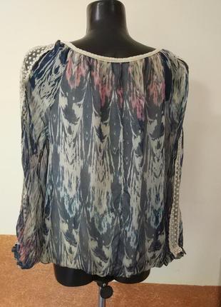 Фирменная стильная качественная натуральная шолковая блуза.4 фото