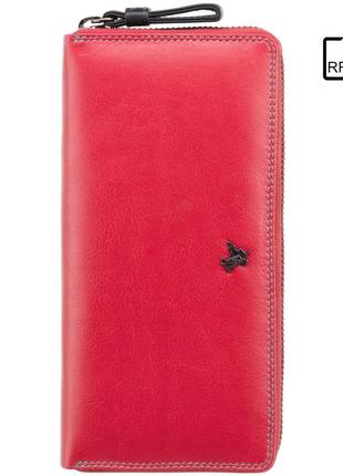 Гаманець жіночий visconti sp79 violet c rfid (red multi spectrum)