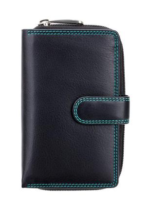 Гаманець жіночий visconti cd22 ruby (black aqua)