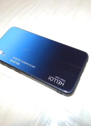 Чохол для vivo y93 градієнт tpu+glass