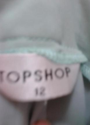 Майка topshop нежная мята-12р    #176        распродажа2 фото