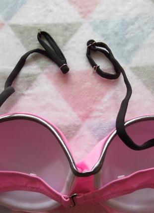 Розовый купальник бандо м,l4 фото