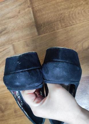 Черные женские туфли3 фото