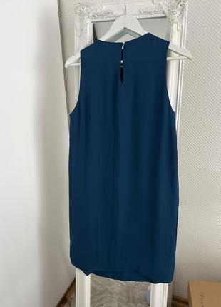 Красивое шифоновое платье. платье пантоне синего морского цвета h&amp;m. короткое шифоновое платье2 фото