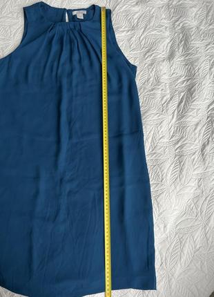 Красивое шифоновое платье. платье пантоне синего морского цвета h&amp;m. короткое шифоновое платье7 фото