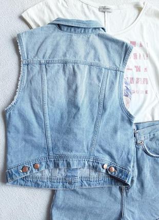 Супер модна джинсова жилетка від h&m divided4 фото