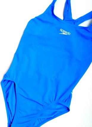 Цільний голубий купальник speedo/ сдельный купальник для бассейна