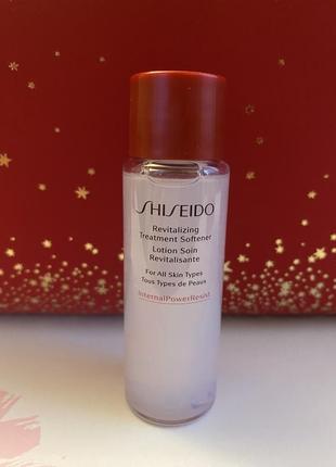 Shiseido revitalizing treatment softener софтнер зволожуюча тонізуюча вода