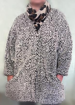 Женское пальто букле (oversize)1 фото