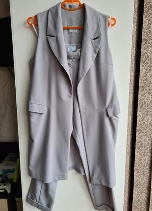 Костюм трійка брюки шорти жилетка