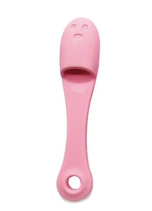 Зубні щітки на палець для собак і кішок 1 штука trixie bright pink