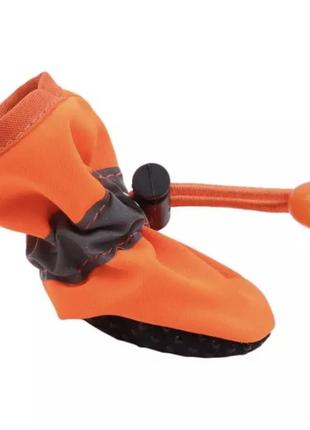 Взуття для собак "мішочки" orange size 24 фото