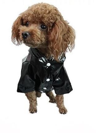 Дождевик для собак pet fashion juicy black size s