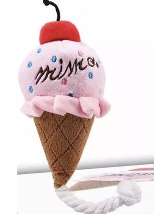 Іграшка жувальна для собак ice cream6 фото