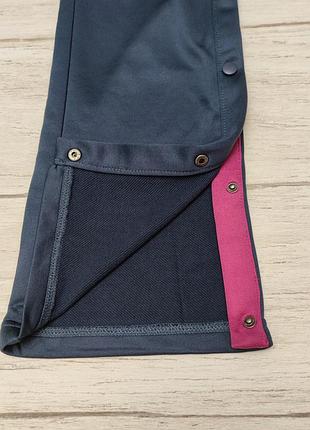 Спортивные штаны с растегивающимися лампасами бренда crane германия