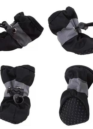 Обувь для собак "мешочки" black size 25 фото