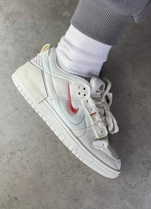 Кроссовки nike dunk low disrupt 2 wmns "pale ivory"