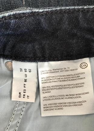 Новые с этикеткой зауженные джинсы стрейч c&a в двух размерах 58 (укр 64-66-68) и 60 (укр 66-68-70)3 фото