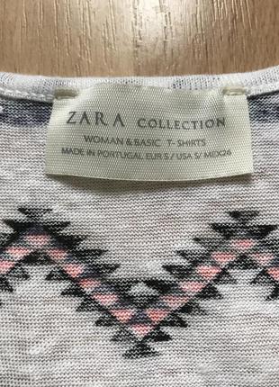 Льняная футболка zara5 фото