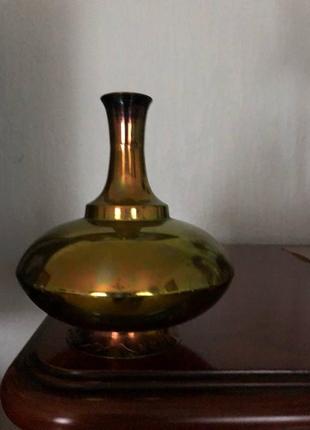 Металева ваза - хамелеон вінтаж2 фото