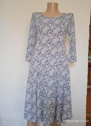 Гарне плаття, у квітковий принт, париж3 фото