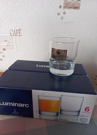 Набор стаканов от люминарк. бренд nemiroff
