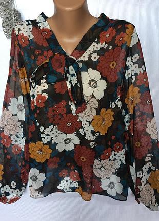 Шикарна повітряна блуза шифон