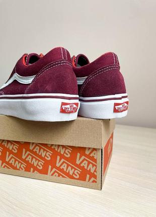 Кеди vans old skool red5 фото