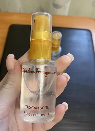 Salvatore ferragamo tuscan soul facial mist спрей для лица туалетная вода духи