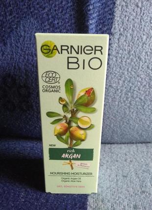 Крем для обличчя garnier bio rich argan multi-use rescue balm з екстрактом аргани для сухої та чутли