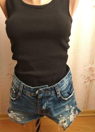 Шорти міні джинсові розмір 42