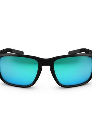 Солнцезащитные очки mh530 для взрослых для туризма поляризационные 3 черных/синих
