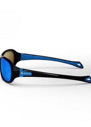 Дитячі сонцезахисні окуляри 500 для туризму, поляризаційні, кат. 4 - сині5 фото