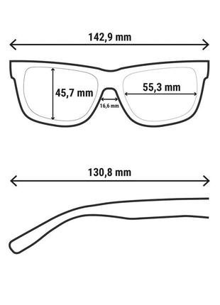 Сонцезахисні окуляри mh120 для туризму для дорослих поляризаційні кат. 36 фото