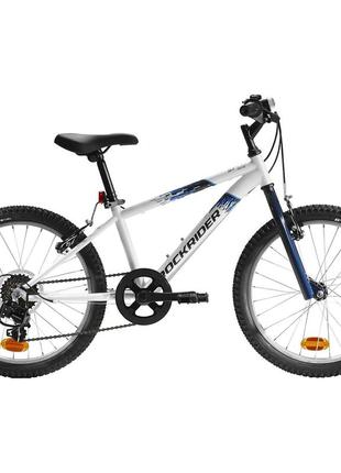 Велосипед горный rockrider st 120 для детей от 6 до 9 лет 20" белый
