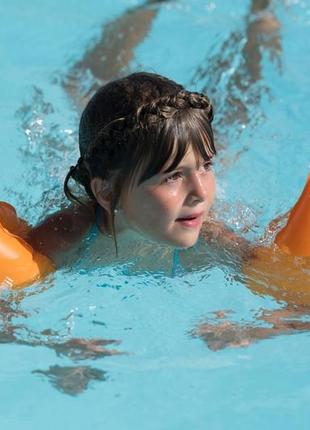 Детские нарукавники для плавания - оранжевые2 фото
