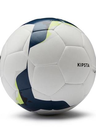 М'яч гібридний f500 fifa basic розмір 4 для футболу білий/жовтий