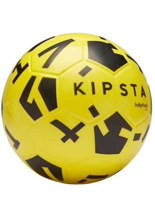 Футбольний м'яч ballground 500, розмір 4 - жовтий/чорний