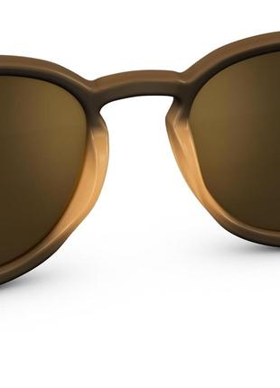Сонцезахисні окуляри mh160 для дорослих для туризму категорія 3 коричневі2 фото