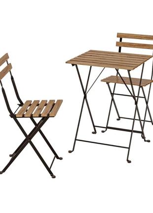 Ікеа tärnö садові меблі стіл+2 стільці