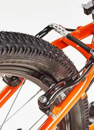 Велосипед горный st 500 для детей от 9 до 12 лет 26" оранжевый7 фото
