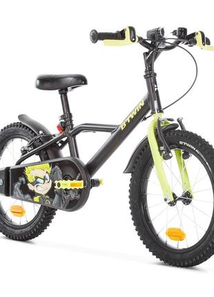 Велосипед 500 детский, колеса 16", для детей 4,5-6 лет - dark hero2 фото