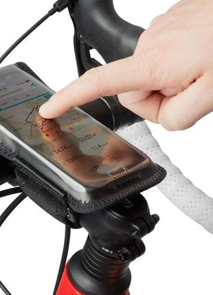 Велосипедний тримач для смартфону 500 - чорний3 фото