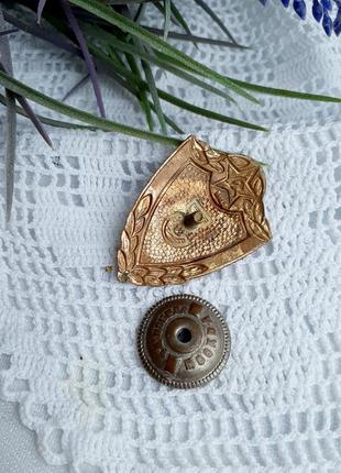 3 класс💫 армейская солдатская классность нагрудный знак ссср брошь латунь эмали...