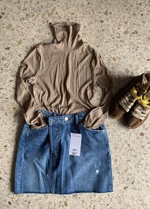 Боди рубчик беж h&amp;m