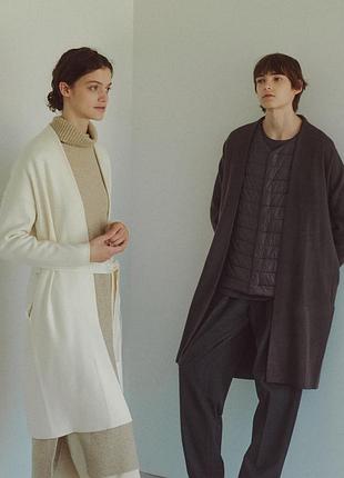 Женский длинный кардиган uniqlo 4