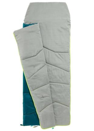 Детский спальный мешок mh100, 10°c - синий5 фото