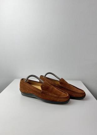 Макасини туфлі tod's suede shoes