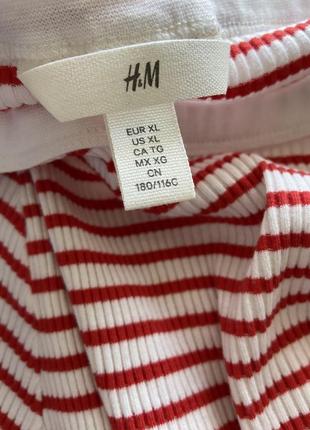 Актуальний лонгслів в смужку,тельняшка h&m3 фото